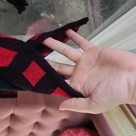 Talbots Red and Black Sweater - Picture 3 of 6